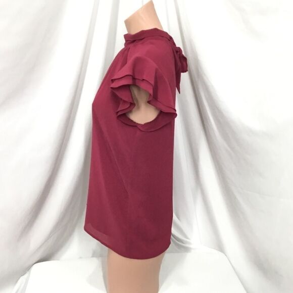 Chelsea28 Dotted Crinkle Chiffon Top (C2) - Picture 2 of 6